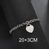 Personalized Bracelet For Men Women Stainless Steel Multi Styles Blank Nameplate Heart Bracelet Party Jewelry Gift - Image 45