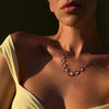 Clear Dewdrop Series Tassel Pendant Necklace Minimalist Resin Casting Beads Clavicle Chain Lady Niche Creative Jewelry - Image 4