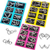 Fun Metal Chinese Ring Puzzle Intelligent Brain Teaser IQ Logic Game for Children Adult Family Entertainment Educational Toy - Image 1