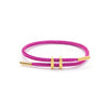 Multicolor Cord Bracelet with Adjustable Wire and Charm Detail - Image 13