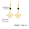 Goth Stainless Steel Earring Triple Rune Moon Phase Pentagram Earrings Woman Men Vintage Jewelry Ear Piercing Witch Knot - Image 10