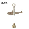 Wall Wooden Door Pendant Ultra-thin Tree Fish Ornament Lightweight Saves Space Wall-mounting Fish Hangable Pollack Charm Crafts - Image 2