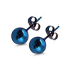 1Pair Small Round Ball Stud Earring For Women Men Stainless Steel Needle Push Back Ear Studs Simple Jewelry - Image 11