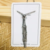 Metal Net Cage Crystal Necklace Stainless Steel Stone Holder Necklace Dice Crystal Pendant Necklace Jewelry for Women Men - Image 20