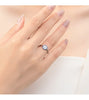 MODIAN Ring For Women Solid 925 Sterling Silver Lucky Blue Eyes Ring For Party Fine Jewelry Accessories Birthday Gifts