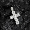 Hip Hop Cross Pendant Necklace Men 4mm Rhinestone Tennis Chain Iced Sparkling Necklace Women Punk Jewelry Gift - Image 8