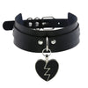 1Pc Harajuku Gothic Spike Rivet Star Necklaces Collares Hip Hop Rock Black Bowknot PU Lace Leather Sexy Y2K Girl Choker Jewelry - Image 32