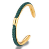 Classic Men Stainless Steel Woven Leather Cuff Bracelet Bangles Minimalist Jewelry Lovers' Gift - Image 11