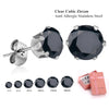 6Pair/Box Stud Earrings Cubic Zirconia 316L Stainless Steel Women Wedding Party Jewelry Accessories 3-8mm - Image 10