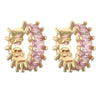 Square Zircon Gold Color Ear Cuff C Shape Ear Clips No Pierced Earrings for Women Jewellery Elf Ear Clip Earrings - Image 9