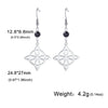 Goth Stainless Steel Earring Triple Rune Moon Phase Pentagram Earrings Woman Men Vintage Jewelry Ear Piercing Witch Knot - Image 11
