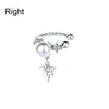 No Pierced Ear Cuff Earrings silver Color Star Sparkling Pearl Clip Earrings for Women Ear Bone Fake Cartilage Jewelry - Image 3