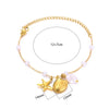 Stainless Steel Beaded Snake Chain Bracelet in Gold-Tone with 19 cm Length - Image 23