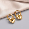 Classic Stainless Steel Heart Star Hoop Earrings For Women Punk Hip Hop Gold Silver Color Y2K Jewelry Female Earrings Oorbellen - Image 3