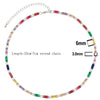 Sexy Short Sparking Rainbow Tennis Chain Chocker Necklace With CZ Personality Women Collar Jewellery - Image 14
