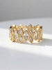 Silver Full Zircon Marquise Ring For Women Engagement Wedding Jewelry - Image 5