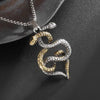Vintage Gothic Snake Coiled Demon Skull Pendant Necklace for Men Boys Rock Party Halloween Jewelry Gift - Image 24