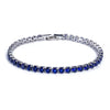 (19 cm 17 cm x 4 mm) Gold Plated Multiple Colors Powder Zirconia Bracelet For Women Jewelry - Image 22