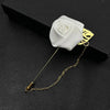 1 Pcs Ribbon Men Rose Flower Golden Leaf Brooch Pin Suit Lapel Men Wedding Boutonniere Brooch Jewelry - Image 13