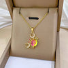 Colorful Bling Cubic Zirconia Pendant Stainless Steel Necklace Neck Chain Shiny Jewelry For Women Gift - Image 15