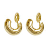 Non-Piercing Cartilage Clip Earrings with Compact Metal Details - Image 10
