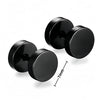 1 Pair Minimalist Punk Black Stainless Steel Male Piercing Hoop Earring for Women Teens Party Accessories for women - Image 8