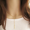 Pendant Choker Necklace for Women Minimalist Bamboo Chain Necklace Women Stainless Steel Necklace Jewelry - Image 3
