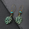 Ethnic Vintage Bohemia Big Ear Hook Drop Earrings For Women Geometric Leaf Wing Flower Hollow Round Boho Earings Antique Jewelry - Image 20