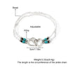 Vintage Double Layer Beaded Hollow Double Heart Anklet for Women Female Bohemia Resin Beads Chain Beach Ankle Foot Jewelry - Image 6