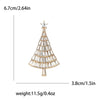 Christmas Rhinestones Star Tree Brooches for Women Unisex Classic Corsage Pins Office Party Friend Gifts Jewelry Accessories - Image 20