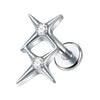 1Pc Titanium Cz Crystal Ear Cartilage Tragus Helix Daith Piercing Internal Thread Lip Stud Labret Piercing Body Jewelry 16G - Image 10