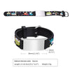 Stainless Steel All-gloss Medical Alert ID Bracelet Adjustable, Silicone Personalized Jewelry Birthday Gift - Image 24