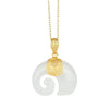 Stone Elephant Pendant Necklace on Gold-Tone Chain - Image 13