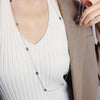Double Layer Titanium Steel with Electroplating, Stackable Pig Nose Necklace, Long Light Chain, Sweet Style Gift - Image 8