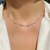 Stainless Steel Zircon Necklaces for Women Gold Plated Four Leaf Grass Collar Chain Necklace Jewelry Gift - Image 3