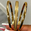 Yupsk 3Pcs/Set 316L Stainless Steel Stacking Bracelets Dazzling Shiny Frosted Surface Cuff Bangle Daily Accessories - Image 7