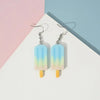Earring For Women Resin Handmade Cartoons 7 Colors 3D Simulated Gradient Ice Cream Drop Earrings Funny Gift - Image 7