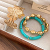 Square-Spliced Bead Bangle with Elastic Cord and Multiple Designs - Image 13