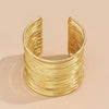 Vintage Hyperbolic Layered Wide Wire Bracelet Cuff Bangle for Women Exaggerated Wrist Wrap Bangle Hand Jewelry Gift - Image 5