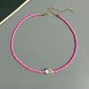 Seed Bead Choker Necklace with Imitation Pearl Details in Multiple Styles - Image 16