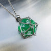Metal Net Cage Crystal Necklace Stainless Steel Stone Holder Necklace Dice Crystal Pendant Necklace Jewelry for Women Men - Image 16