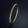 Simple Micro-inlaid Zirconia Thin Bangle for Women Design Shiny Zircon Bracelets Jewelry Gift - Image 11
