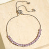 Shiny Pink Marquise Leaf Zircon Adjustable Charm Bracelet for Women Wedding Engagement Jewelry Colors - Image 7