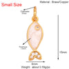 Marine Organism Sea Horse Turtle Fish Conch Shell Starfish Charm Pendant, 8K Gold Plated Zircon Jewelry Finding Supplies - Image 2