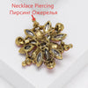 Rhinestone Flower Brooches for Women 9-color Snowflake Party Casual Brooch Pin Gifts - Image 2