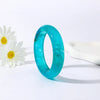 10 Colors Round Geometric Acrylic Resin Bangles Exaggeration Multicolor Wide Bangles Bracelets Women Men Jewelry - Image 11