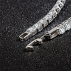 Silver Bracelet Zirconia Tennis Ball Women Simple Engagement Wedding Charm Jewelry 4mm 16-20cm - Image 4