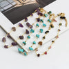 Bohemia Colorful Crystal Anklet Stones Handmade Jewelry for Women Summer Beach Gold Color Foot Chain Bracelets - Image 2