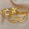 316L Stainless Steel Hollow Oval Chain Cuff Bracelet Bangle For Women Men Simple Gold Plated Stackable Jewelry - Image 5