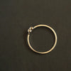 Silver Plated Gold Simple Heart Ring for Women Korean Cute Everyday Jewelry Accessories - Image 5
